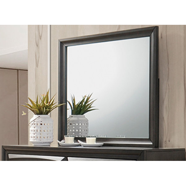 Red Barrel Studio® Rectangle Wood Dresser Mirror Wayfair